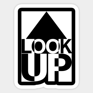 Look Up Sticker